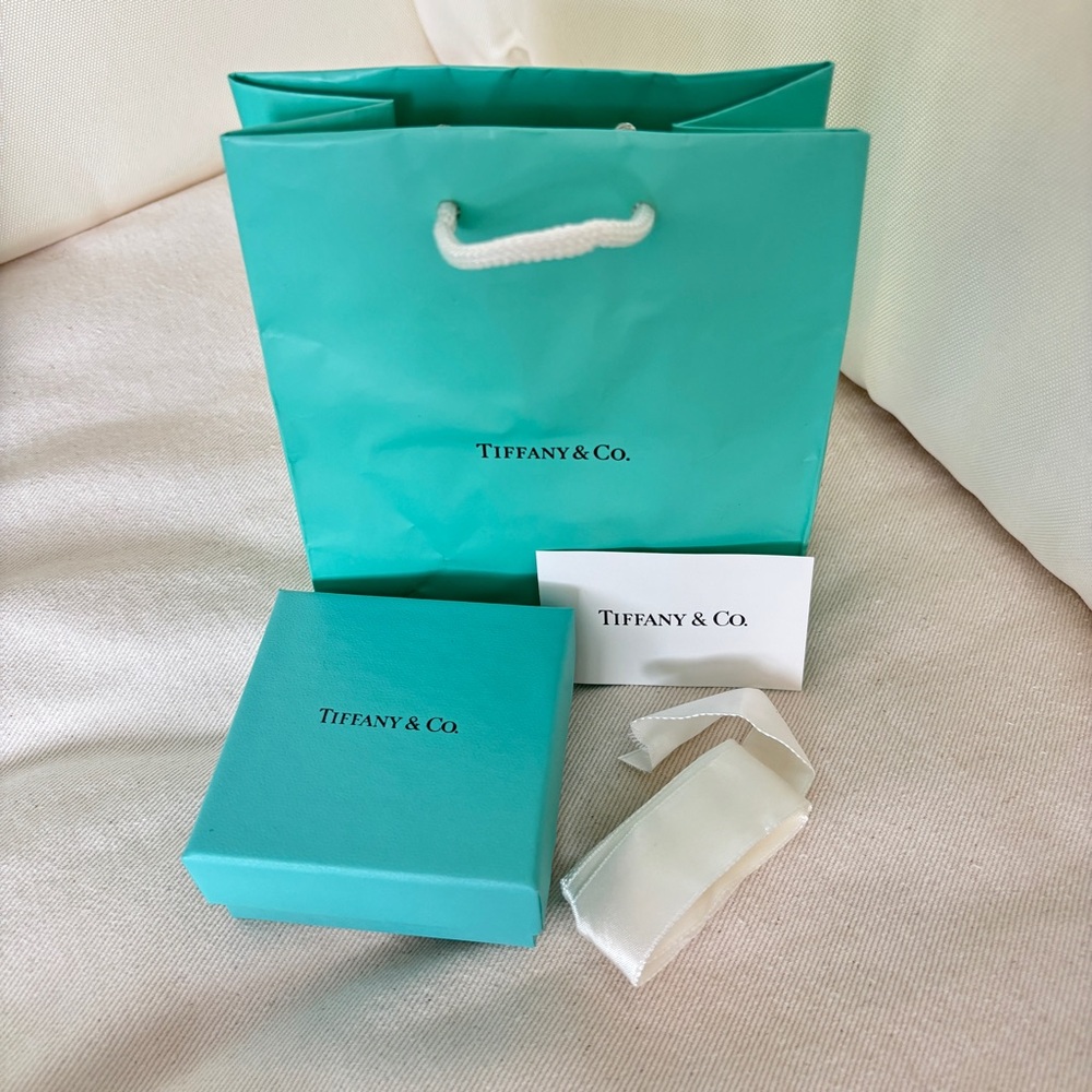Empty Tiffany & Co. Signature Blue Gift Box Set